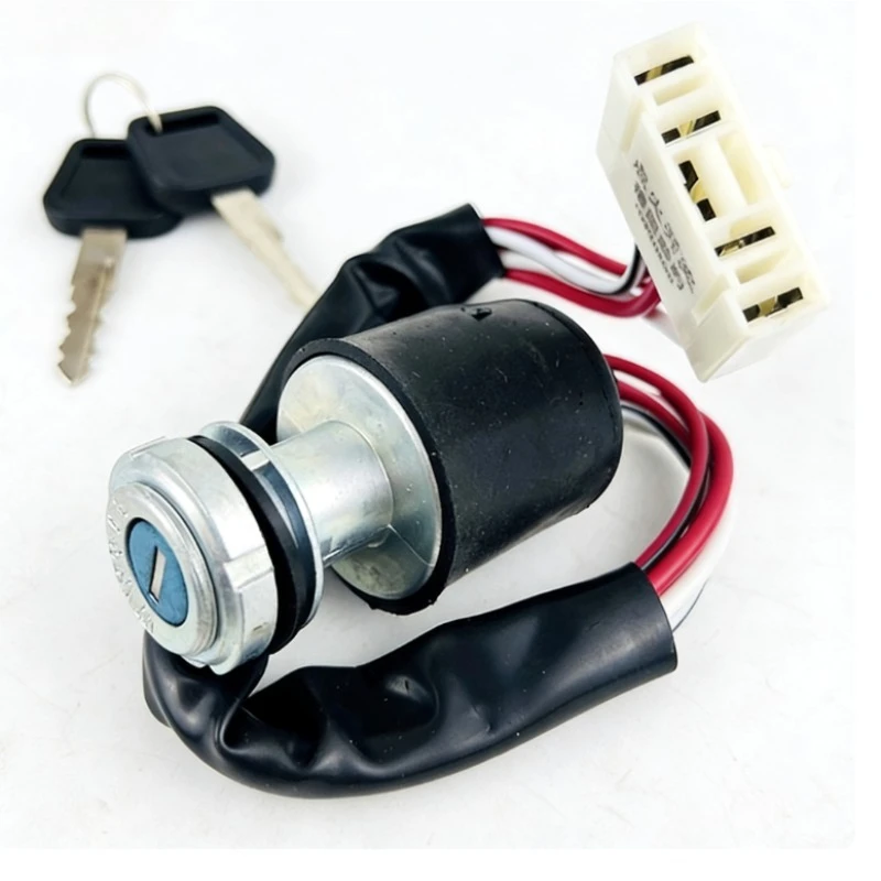 

Ignition Switch with Five-wire Keyed Ignition Lock Start Switch for Foton Lovol Oubao