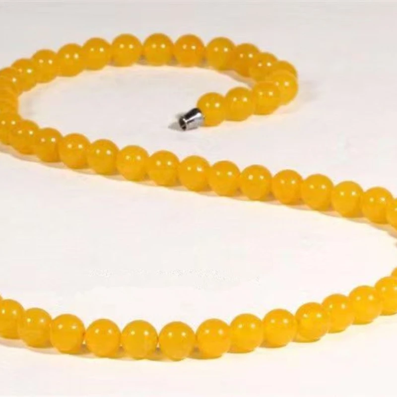 Second Generation Amber Old Beeswax Mother Necklace Sweater Chain Neck Ornament