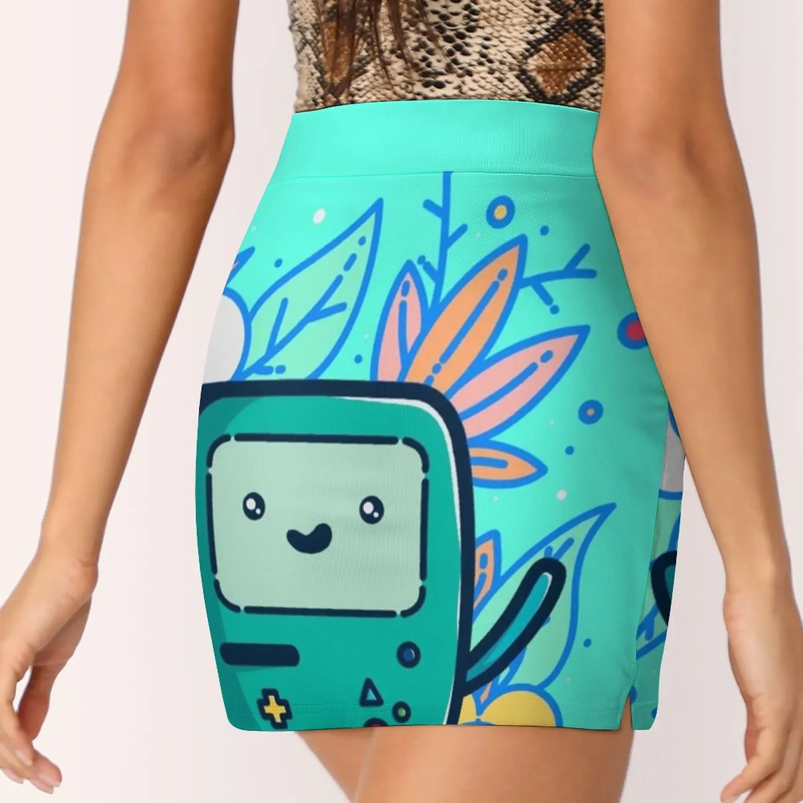 Adventure Time-Super น่ารัก Bmo! ผู้หญิงกระโปรงกีฬา Skort กระโปรงกระเป๋าแฟชั่นสไตล์เกาหลีกระโปรง4Xl กระโปรง