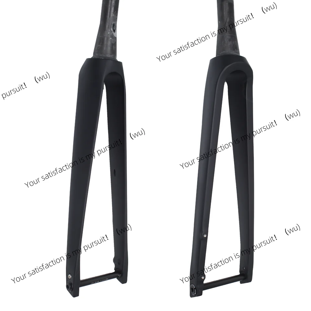ZOCI-No logo carbon fibre bicycle fork, tapered tube barrel axle full inward straight tube V-fork part 28.6mm.