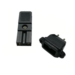 CZ-200 small two-wire electric screwdriver plug 2-core power socket DC power plug connector 2 pins green