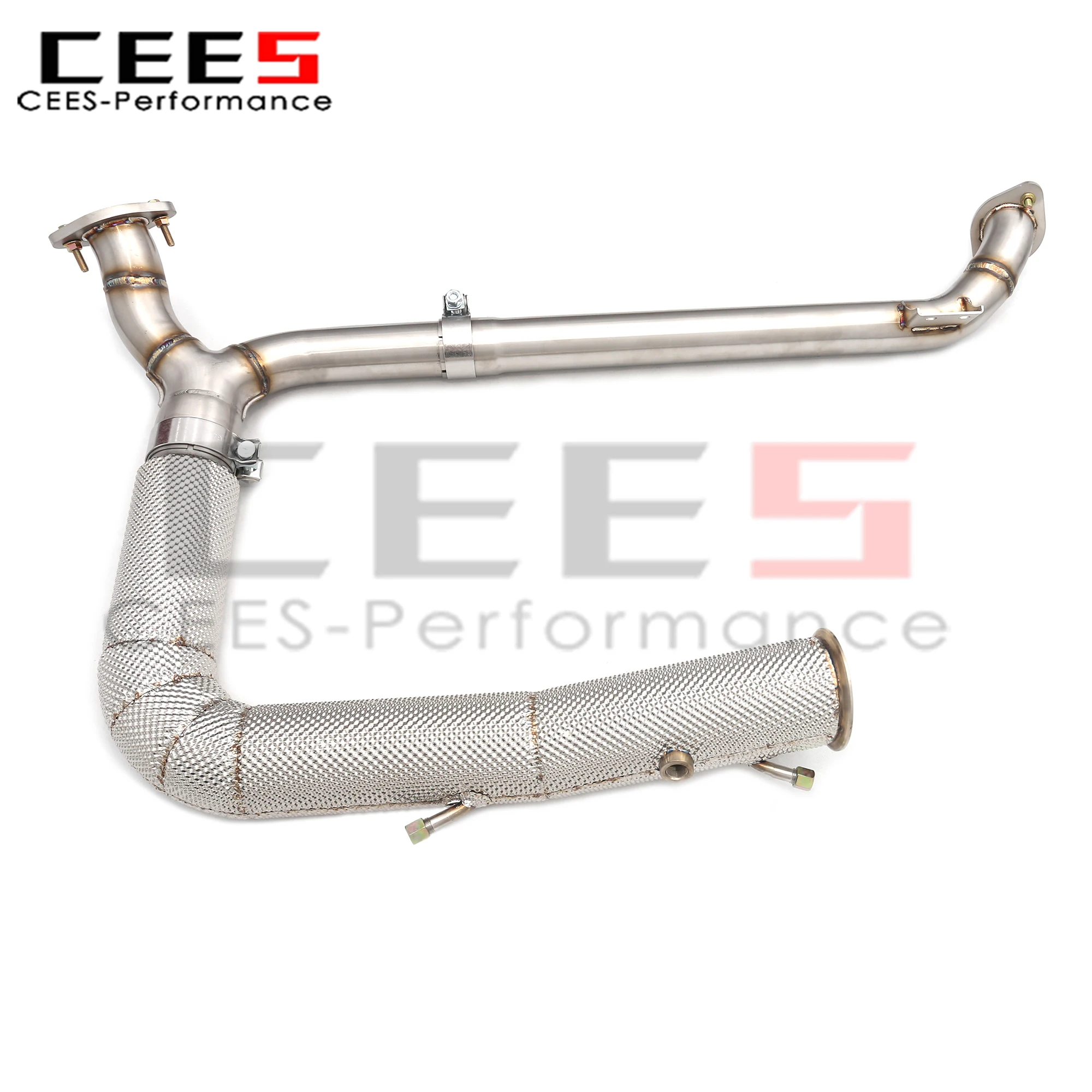 

CEES for PORSCHE 718 Boxster/Cayman 2.0T Catted Downpipe Exhaust Stainless Steel High-Flow Downpipe Exhaust System
