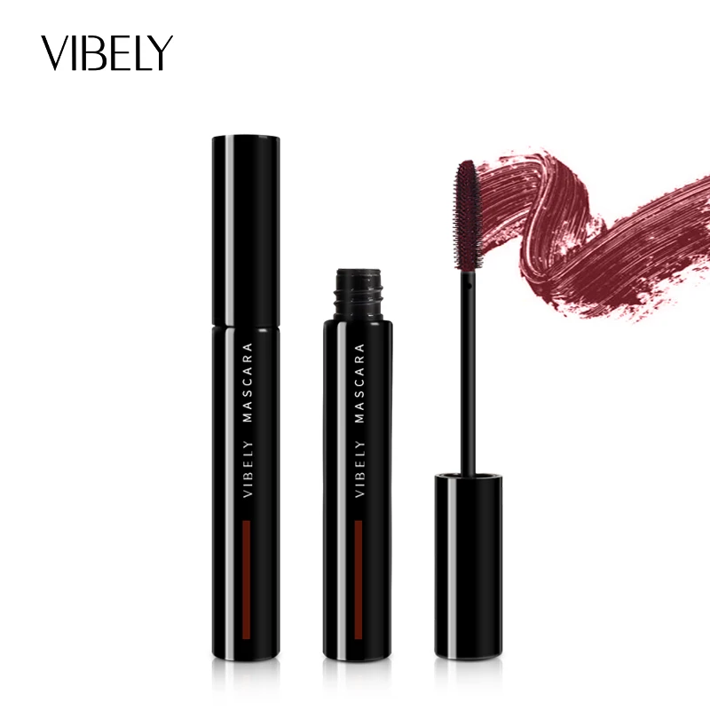 VIBELY 4 cores volumizing & curling 4D rímel primer colorido à prova d'água e resistente ao suor rímel à prova de manchas