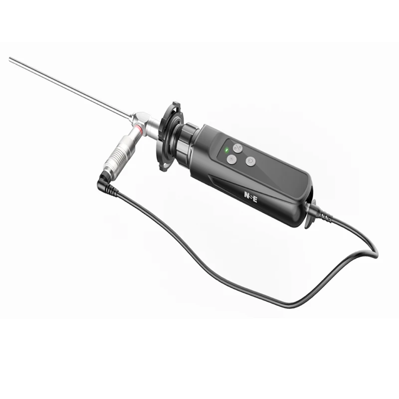 Portable wireless high-definition 1080P WiFi endoscopic  with light source for diagnosis and surgery in otolaryngology