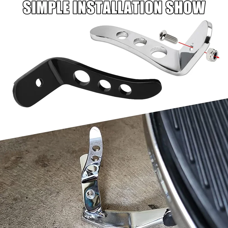 

Комплект удлинителя подставки для мотоцикла, алюминий для Harley Touring Road King Electra Street Glide FLHT FLHR FLHX 1991-2021, детали