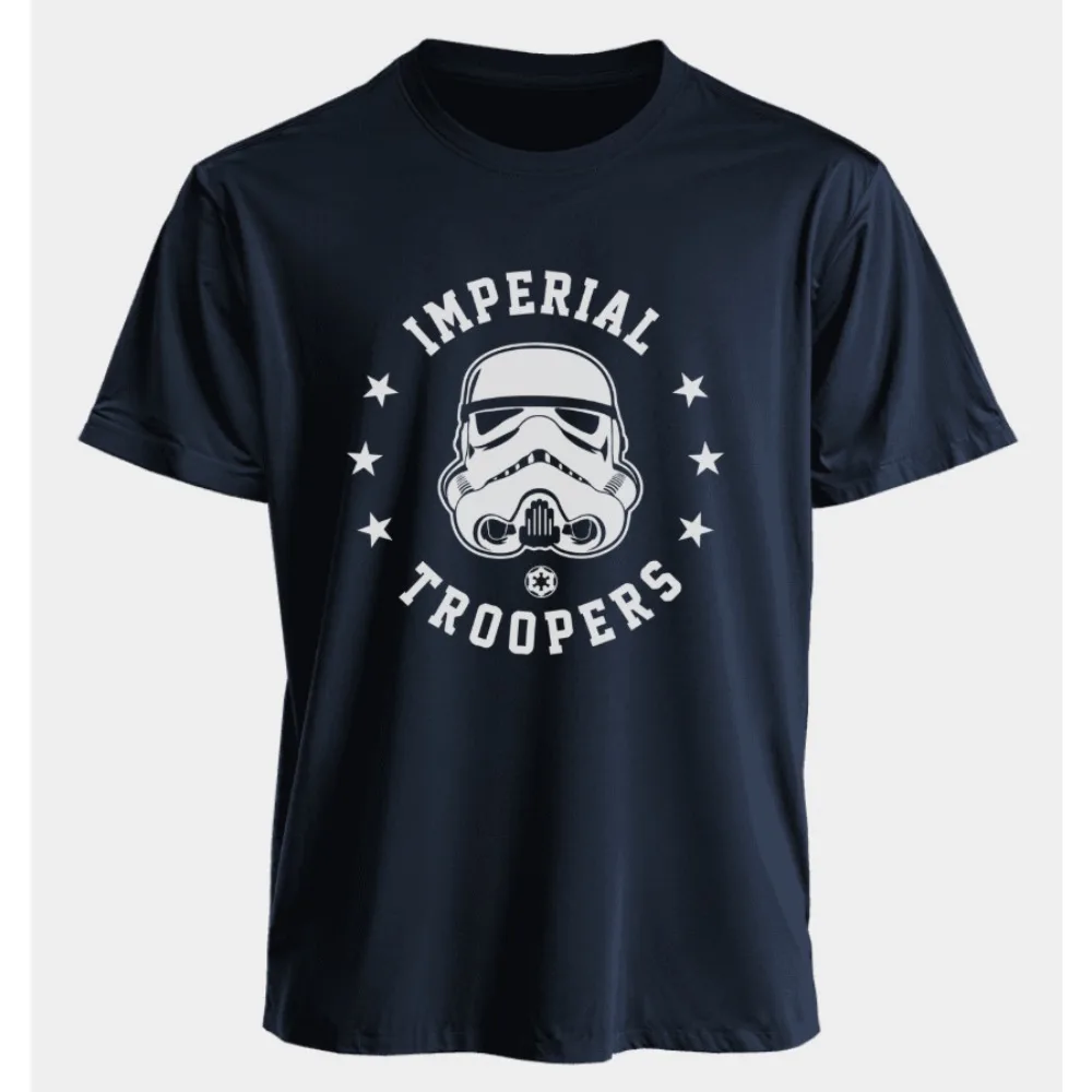 Camiseta americana holgada de manga corta con estampado periférico de Star Wars, Camiseta de algodón de moda para desplazamientos diarios para hombres y mujeres