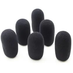 6 Pcs Larger Foam Windscreen Mic Windshields Foam Cover for Desktop Shotgun Microphones
