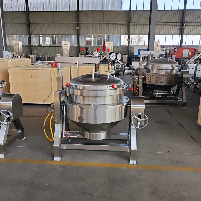 304 Stainless Steel Industrial Pressure Cooker Wholesale Customized Commercial Cooking Vessel