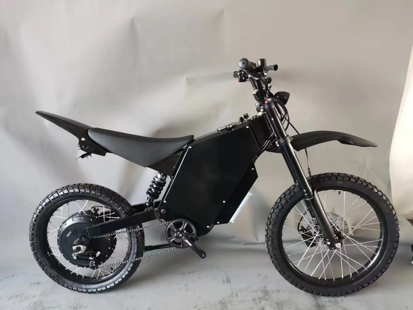 دراجة شارع المدينة 72 فولت ستيلث بومبر دراجة كهربائية جبلية بقدرة 15000 وات مع نطاق 180 كيلومتر