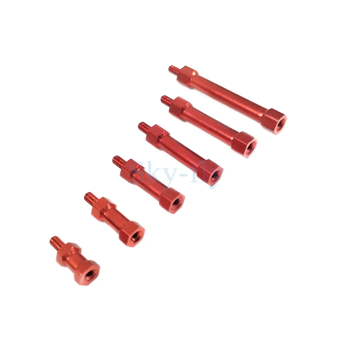 Single-ended CNC Hexagon M3 Aluminum alloy Standoff Stud Parts For RC Quadcopter MultiRotor