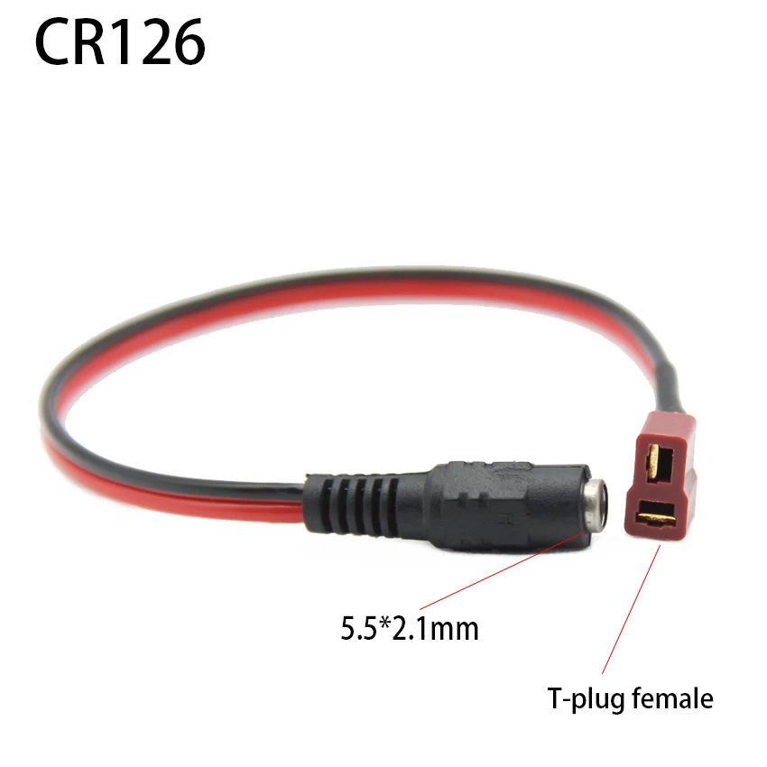 1 قطعة XT60 XT30 T التوصيل أنثى ذكر إلى تيار مستمر 5.5*2.1 مللي متر موصل بطارية شحن كابل محول تحويل سلك ل تيار مستمر شاحن الطاقة #5