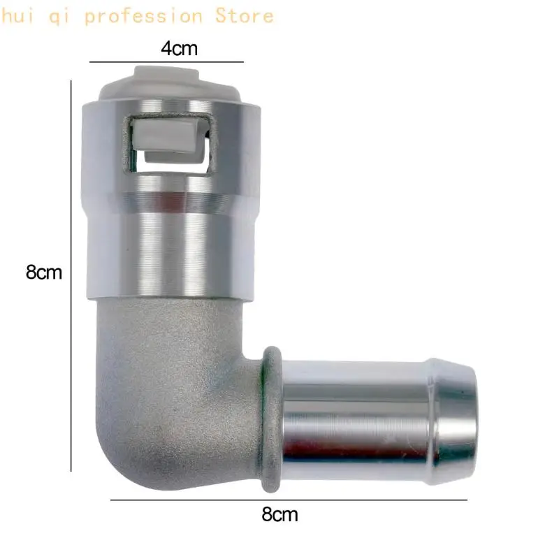Kfz-HVAC-Schlauchanschluss 3/4 Zoll x 3/4 Zoll 800-418, 90-Grad-Heizungsschlauchverbindung aus Metall mit Befestigungsband – Detail 6