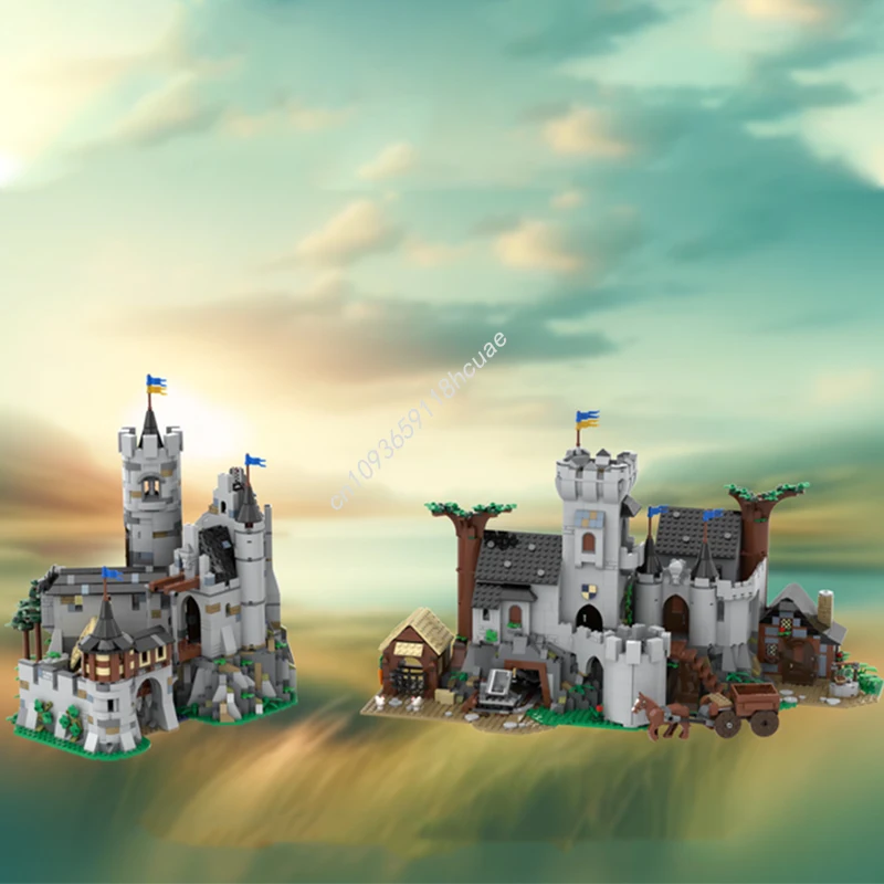 

1806 шт. MOC Arcane Kingdom of Elowenstein замок Рождественский сюрприз образование собрать креативный рождественский подарок строительные блоки