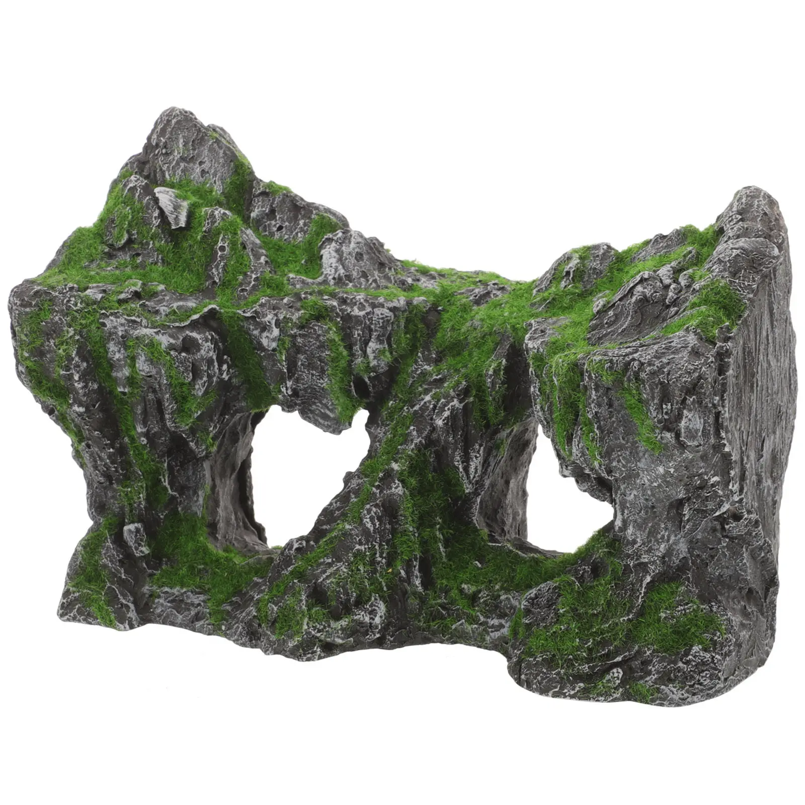 

Fish Tank Rockery Decor Simulation Mountain for Aquarium Landscaping Small Rockery Fish Hide Cave Accessories Decorations Large