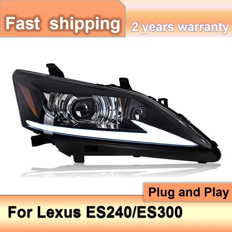 

Автомобильные аксессуары для Lexus ES, фары 2006-2012 ES300, ES240 ES260 ES350 ES360 DRL, указатель поворота, ближний свет, проект