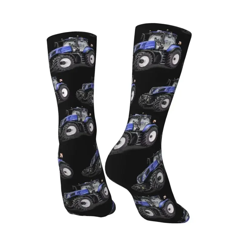 3D Print Sports Socks para Mulheres e Homens, Cool Tractor Socks, Socks Football