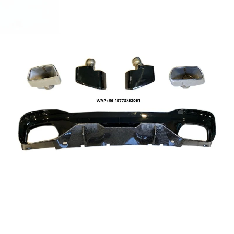 

5s G30/G38 540 MP Rear Diffuser Exhaust Tips Car Upgrade Body Parts Rear Lip Tail Muffler Tips End Exhaust Pipes Car Accessory