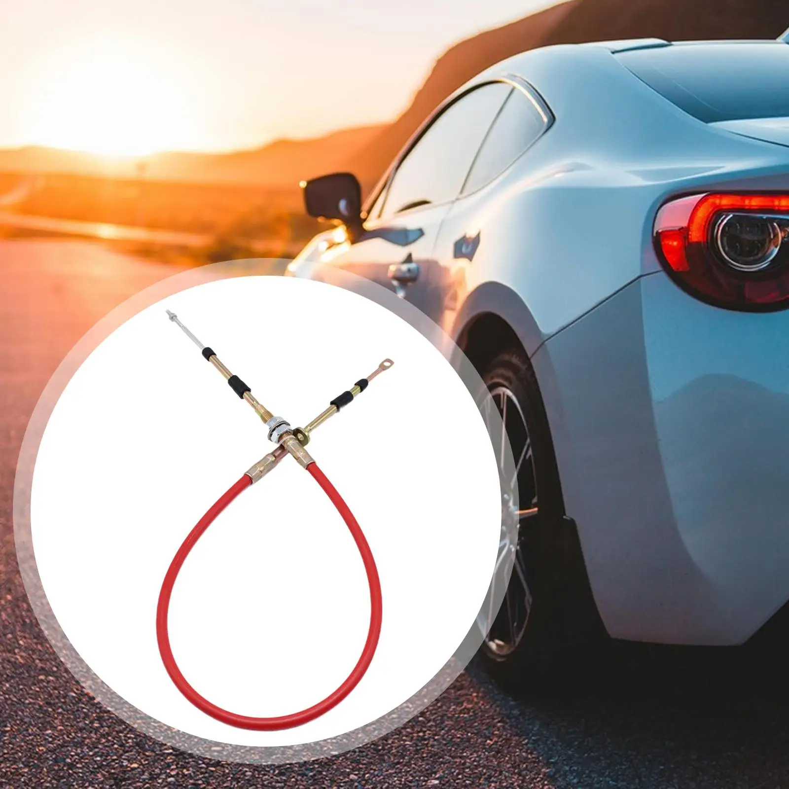Automatic Transmission Shift Cable 4 Ft Eyelet Threaded Performance Racing for B&M Pro Bandit Vehicle