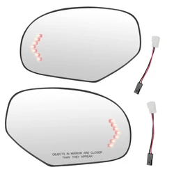 Heated Side Mirror Glass Left Right For Cadillac Escalade Yukon Chevrolet Suburban Silverado GMC Sierra Tahoe Avalanche Sierra