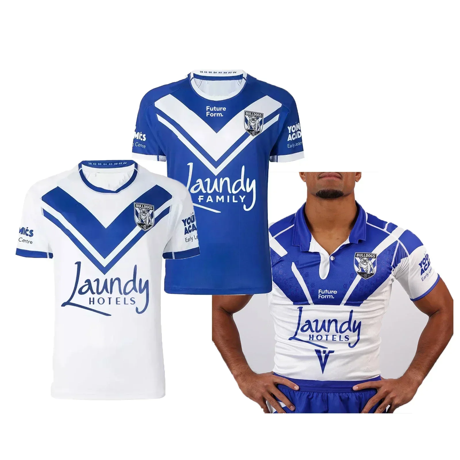 

Мужские шорты для регби Bulldogs 2024, дома/взway/Heritage, индивидуальный заказ