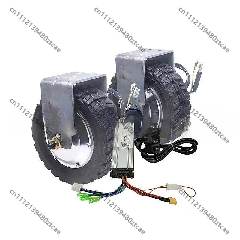 8 Inch Toothed DC Brushless Wheel Hub Motor, Low Speed High Torque Motor for Robot Dining Car Electric Pallet Rail Equipment
