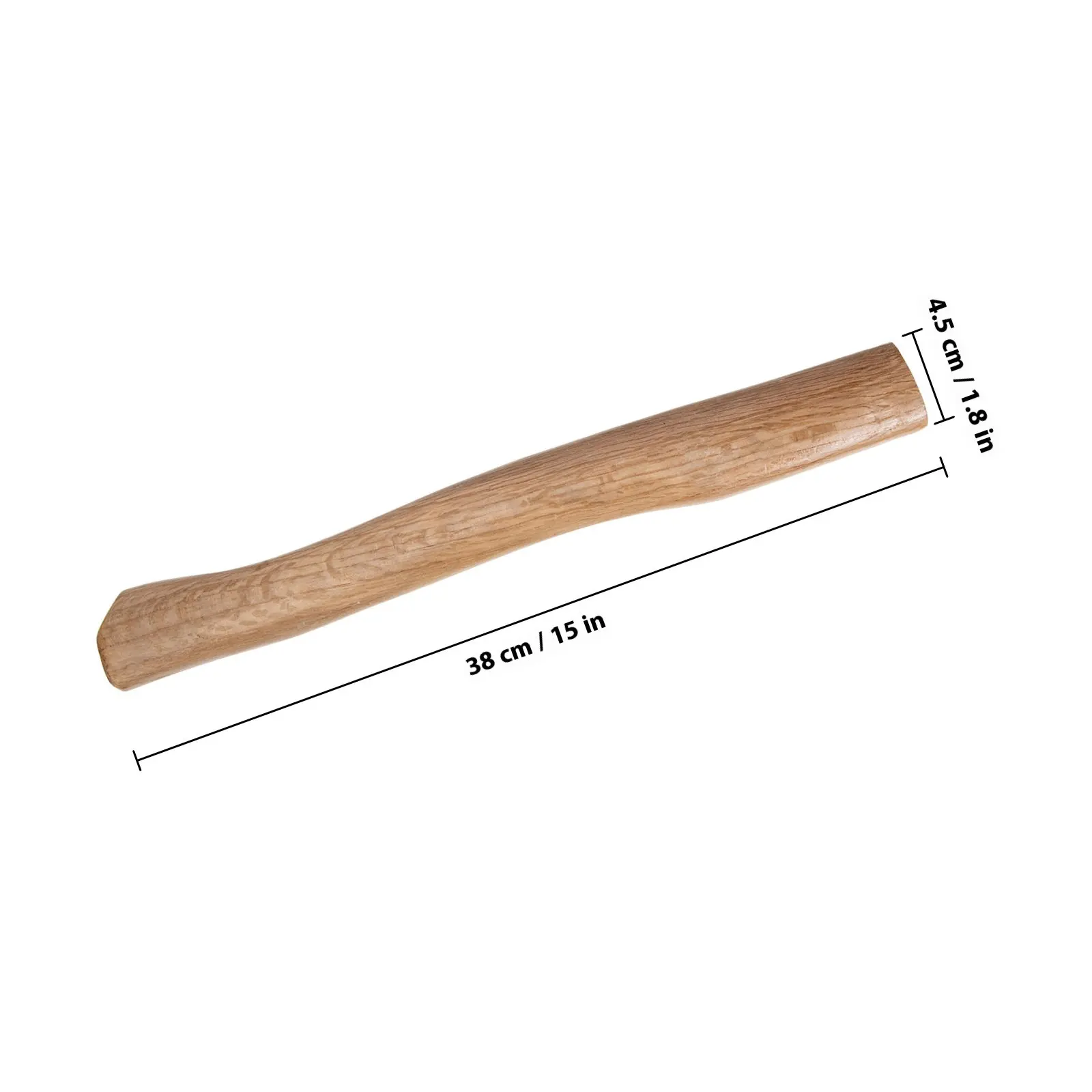 Sturdy Oak Wood Axe Handle Replacement for Outdoor Camping Bushcraft Wood Chopping Tools Compatible with Multiple Axe Types - view 2