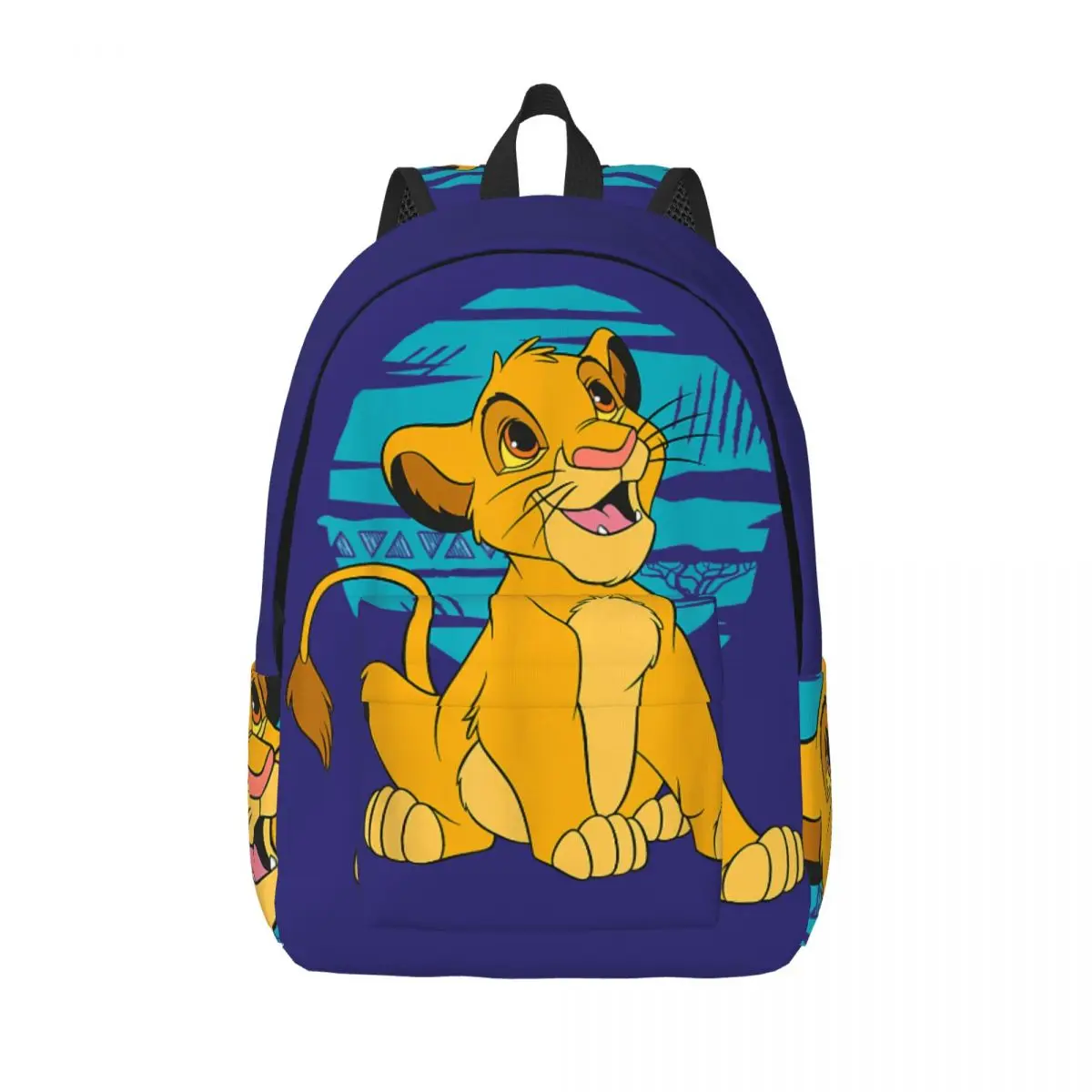 

Молодежная Ретро Simba Веселая синяя классическая книжная сумка Disney｠The Lion king｠пленка для женщин модный стиль