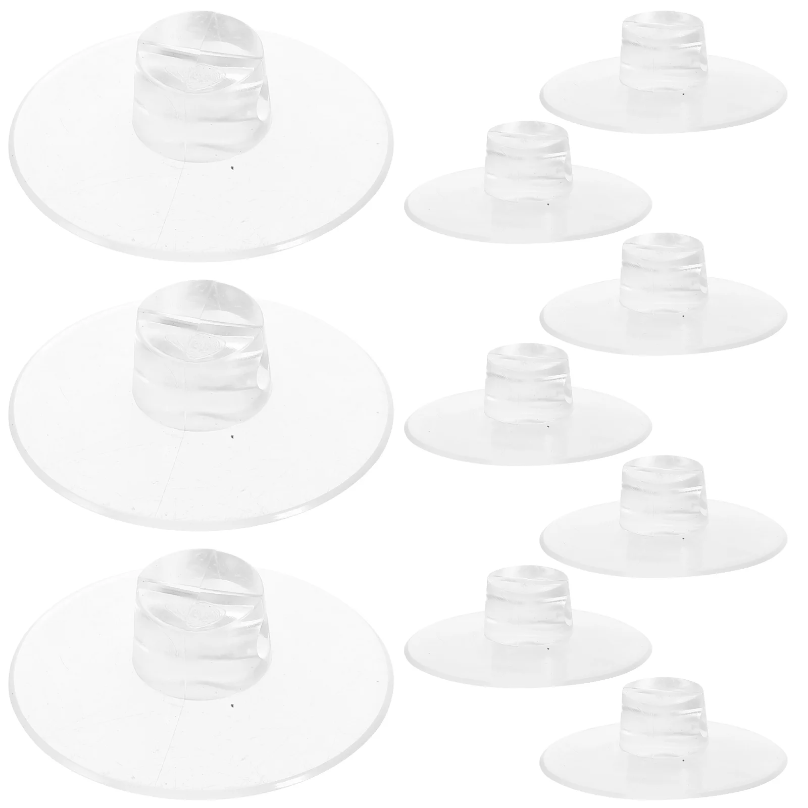 12 Pcs Window Bracket Cable Fixing Suction Cup Clips Wire Silica Gel Cord Holder