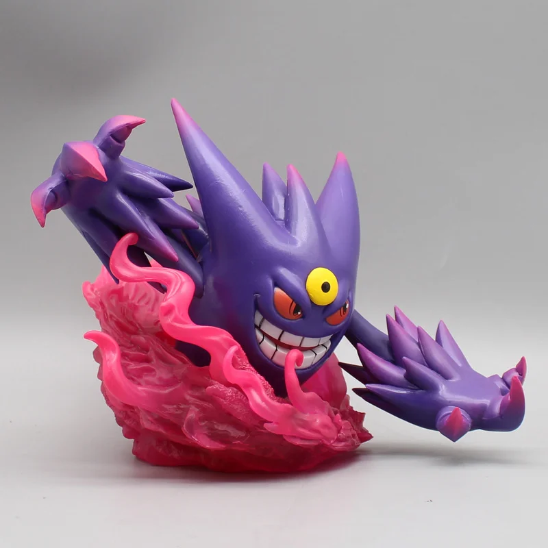 16cm Pokemon Mega Gengar Different Colors Anime Action Figure Game Statue With Light Collectible Kawaii Model Kids Toy Doll Gift