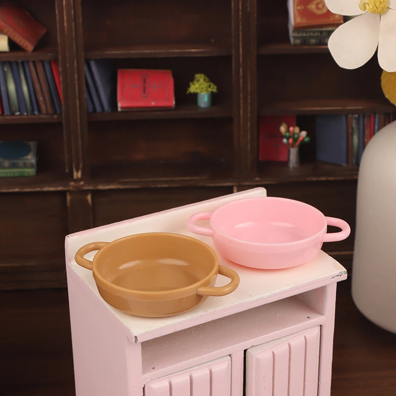 5 szt. 1/12 Symulacja garnka na zupę do domku dla lalek, miniaturowe naczynia kuchenne do domku dla lalek, dekoracja, akcesoria do domku dla lalek