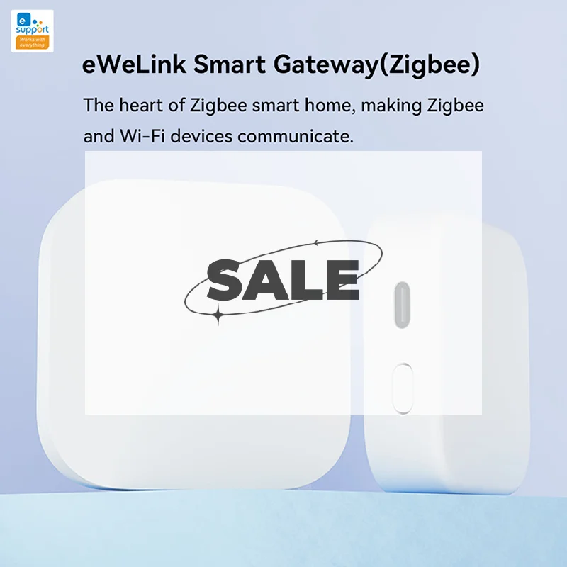 

[C3] Беспроводной умный датчик температуры и влажности EWelink Zigbee, портативный, компактный, совместимый с Alexa и Google Home Assistant