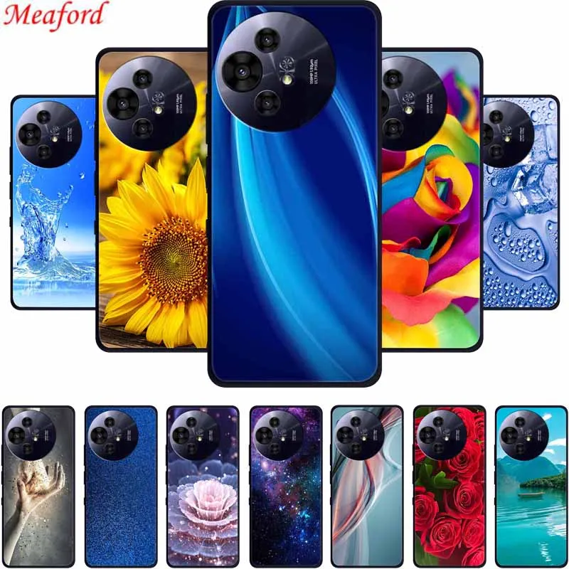 For TCL 50 Pro NxtPaper Phone Case Black Silicone Soft TPU Case For TCL 50 Pro NxtPaper 5G Back Cover Case 6.8