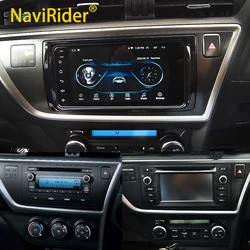 8+128GB For Toyota Auris Hybrid 2013 2014 Android 13 Car Radio Multimedia Video Player GPS Navigation Carplay DSP No DVD Palyer