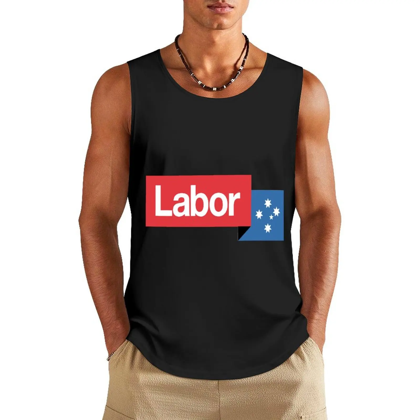 

Australian Labor Party Logo Tank Top gym shirt man sports suits