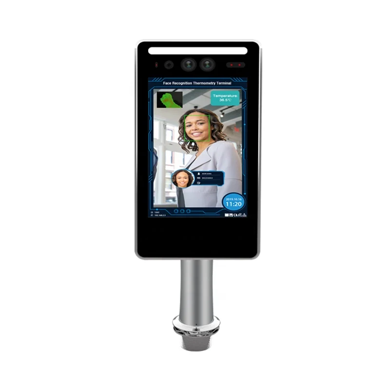 กล้องสแกนลายนิ้วมือ การ์ด RFID การจดจำคิวอาร์โค้ด ระบบบันทึกเวลาด้วยไบโอเมตริกซ์ ระบบควบคุมการเข้าออกด้วยการจดจำใบหน้า