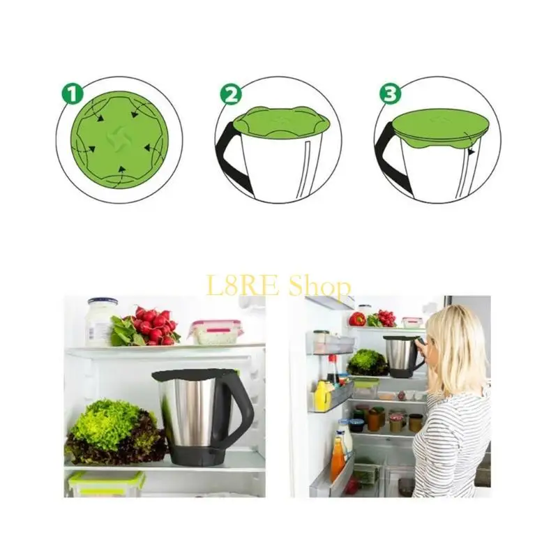 L8RE لـ THERMOMIX TM6 TM31 تحضير الغذاء غطاء الغطاء السيليكون غطاء تخمير غطاء