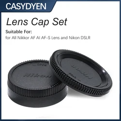 Camera Body Cap Rear Lens Cap for NIK AI  Camera Body Cap + Rear Lens Caps for Nikon AF SLR AI AIS NON AIS