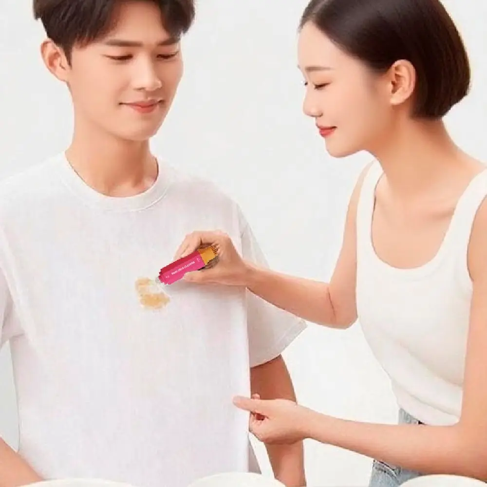 

Ручка для удаления пятен с двойной головкой, не повреждающая, 15 мл, быстросохнущая ручка для экстренной очистки, портативная ручка для удаления масла, не требующая мытья, для путешествий