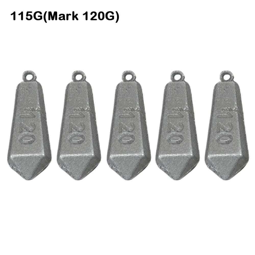 

5pcs 30g-180g Environmental Protection Fishing Fall Long Casting Hook Connector Sea Fishing Sinker Weights Additional Weight