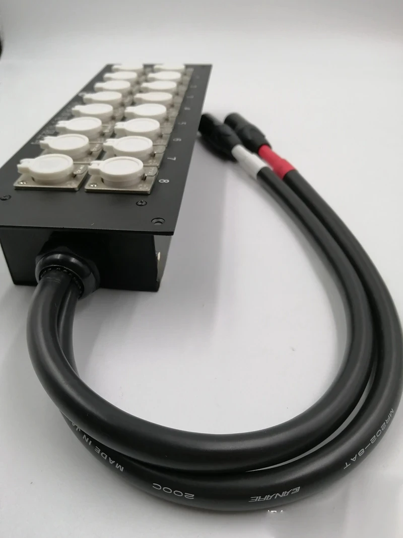 20-Way Recording Studio Dedicated XLR Junction Box - 20 Position XLR Wall Crossing Sound Box and Wall Crossing Panel