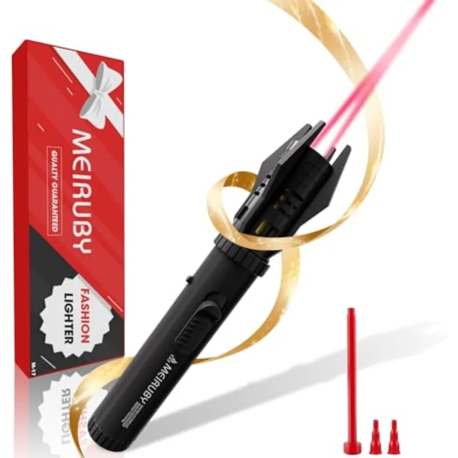 

Gifts for Men Dad Adults, Lightsaber Torch Lighter Flame Butane Lighter Gifts for Dad Grandpa Step Papa, Christmas Birthday Gif