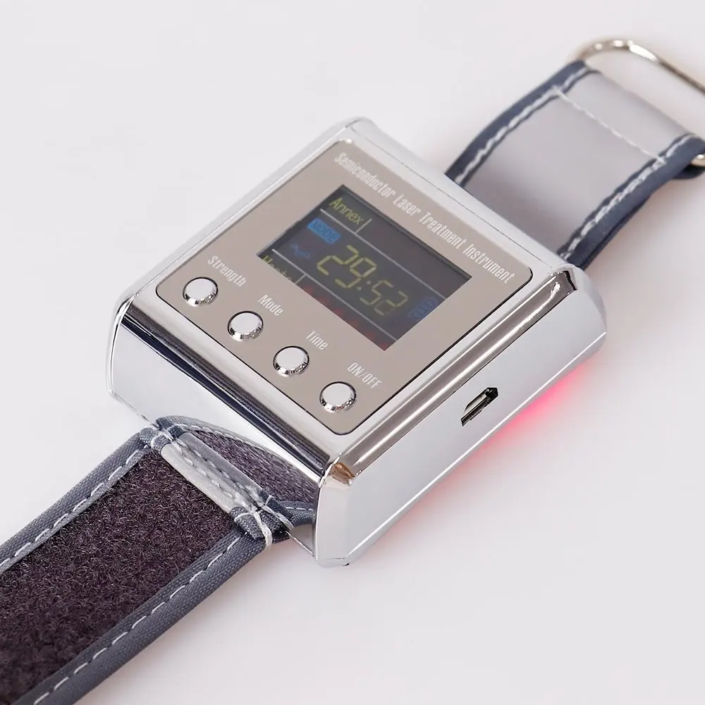 

650nm Therapy Device LLLT Hypertension Treatment Instrument Semiconductor Low-level Physiotherapy Watch