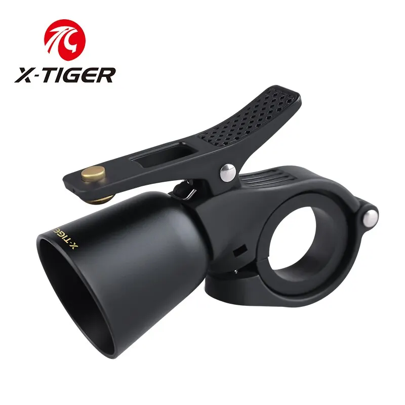 X-TIGER Fahrradklingelring, klassische Edelstahl-Lenkerklingel, Sicherheitswarnung, Fahrradhupe, klarer Klang, Fahrradzubehör