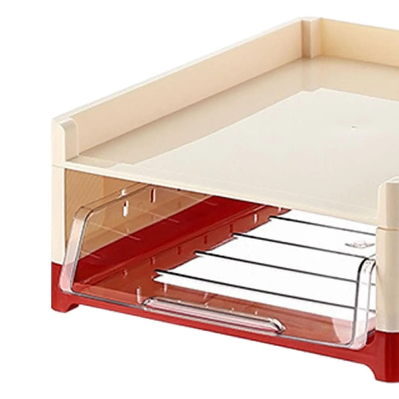 Desktop File Holder Organization Stylish Save Space Multi Layer Multiuse File Paper Sorter for Home Workstation Office Supplies