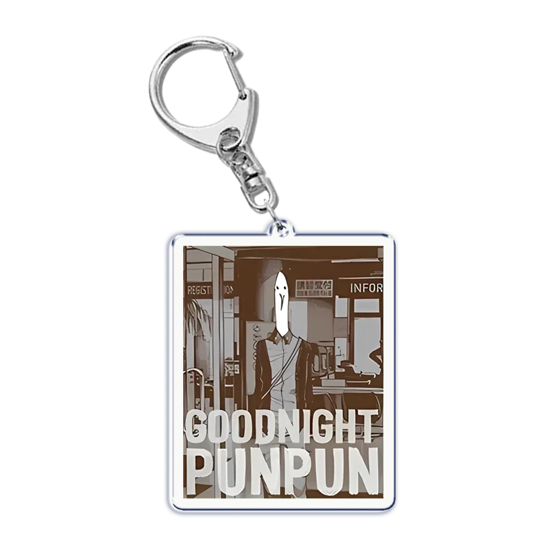 Goodnight Punpun Oyasumi Punpun portachiavi portachiavi anello per accessori borsa Graffiti ciondolo portachiavi gioielli fan regali