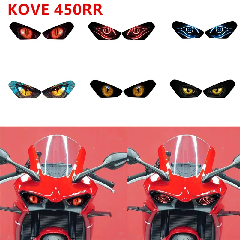 Motorcycle Headlight Sticker For For KOVE 450RR 450rr Head Light Pegatinas Guard Head Light Protection