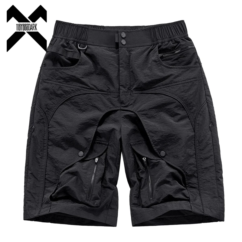 2025 Summer Tactical Shorts Men Fashion Functional Shorts Techwear Hip Hop Streetwear Short Pants