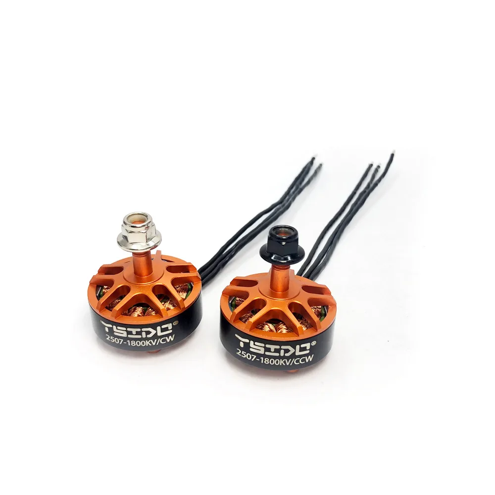 YSIDO 2507 1800KV 3-6S Brushless Motor for RC GEPRC 5Inch 250 220 Drone Eachine Tyro129 Darwin129 FPV Racing Multirotor Parts