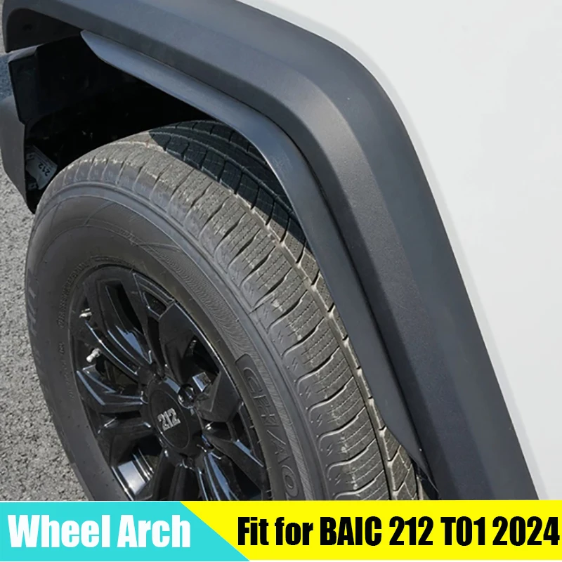 Verbreiterte Radkästen für BAIC 212 T01 2024-2025 – Modifiziertes Auto, breite Karosserie, Kotflügel, kleiner Radkasten, Autozubehör