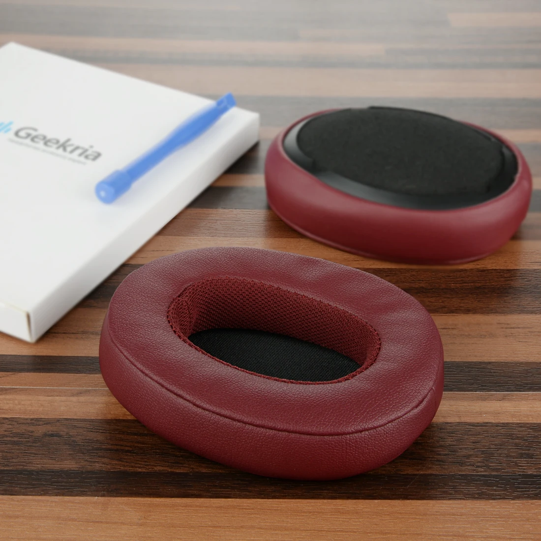 Geekria สำหรับหูฟัง Skullcandy สถานที่ไร้สาย ANC ชุดหูฟังเปลี่ยนหูฟังหนังเทียม Ear Pads Cover เบาะซ่อม